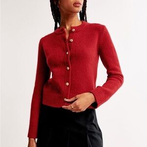 Abercrombie & Fitch crew cardigan